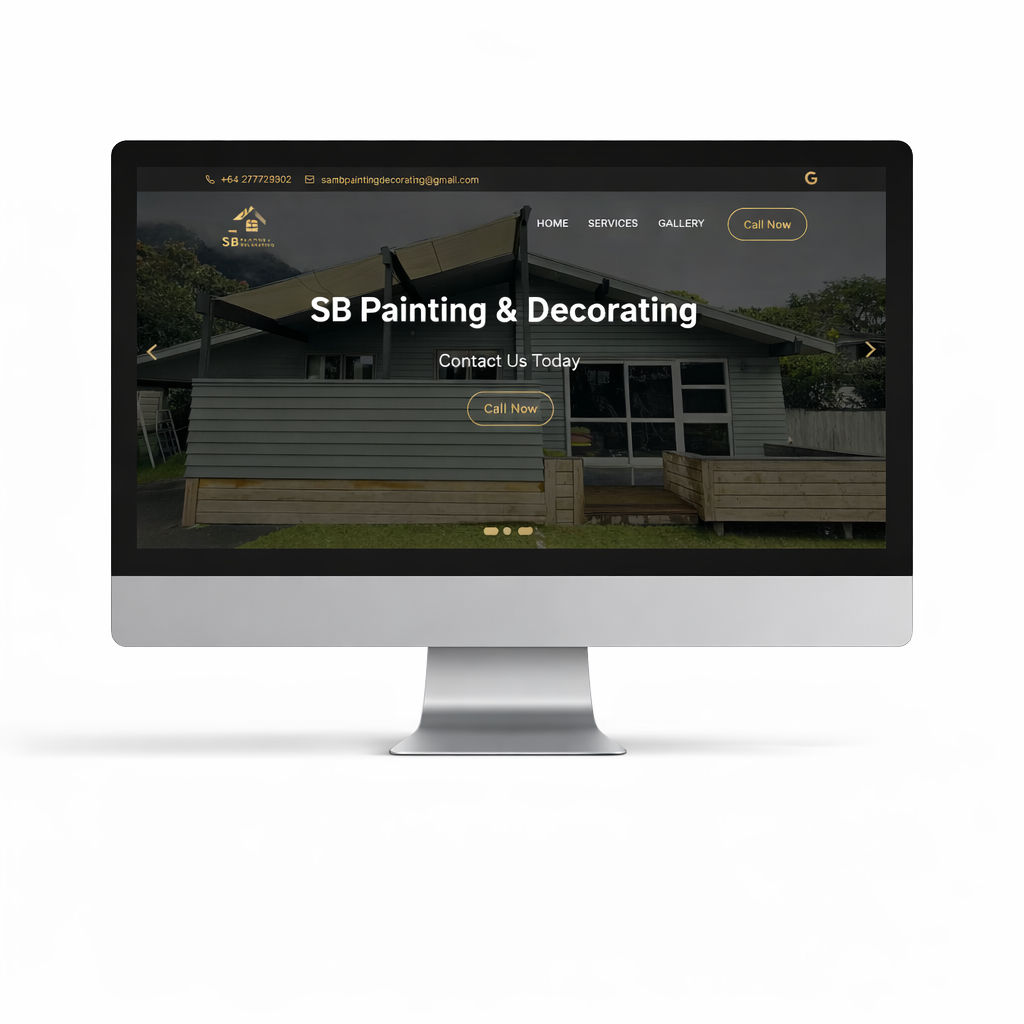 SB Painting and Decorating Website Preview